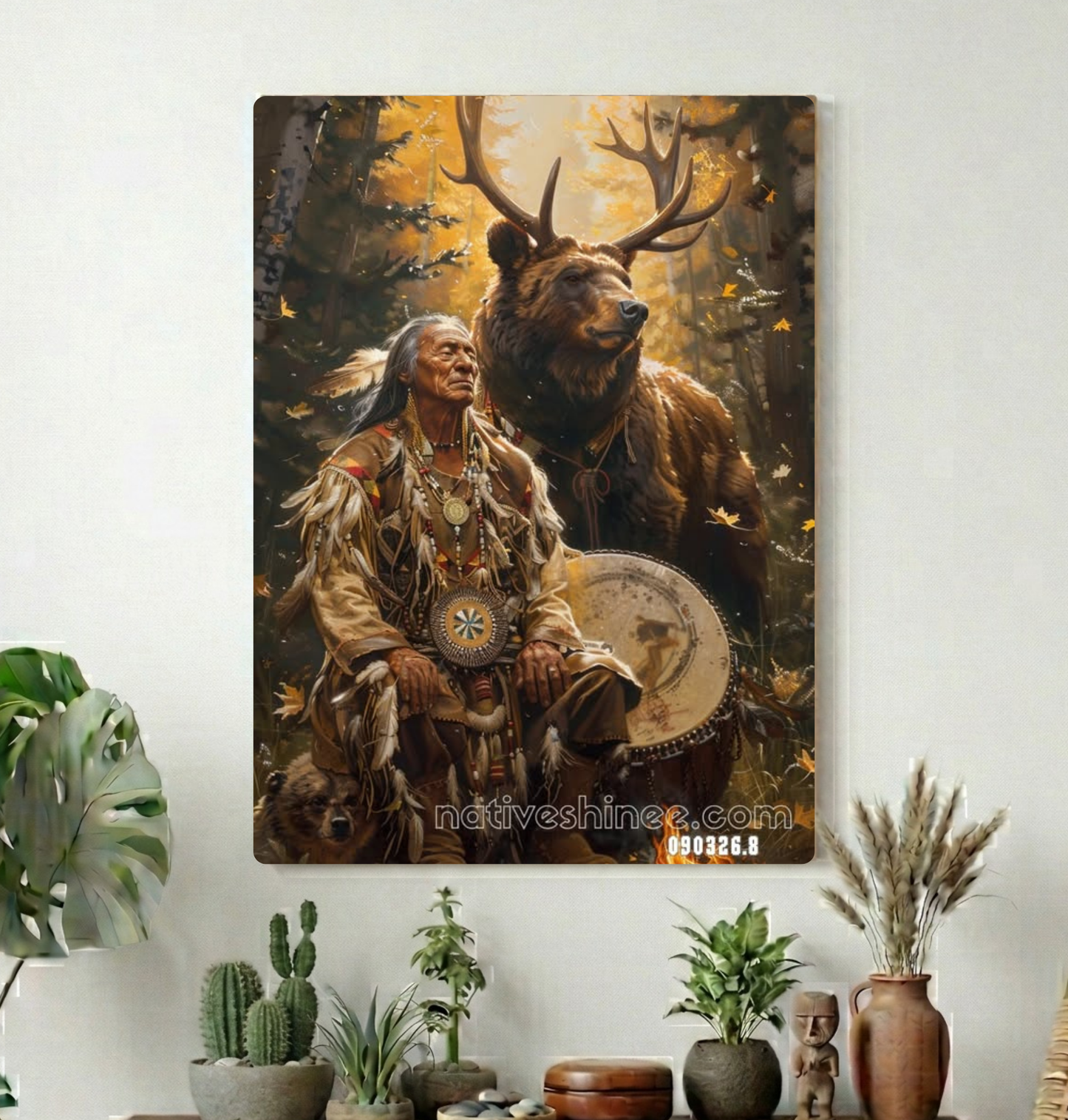 Elder of the Autumn Watch Canvas