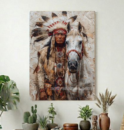 Guardian of the White Horse Canvas
