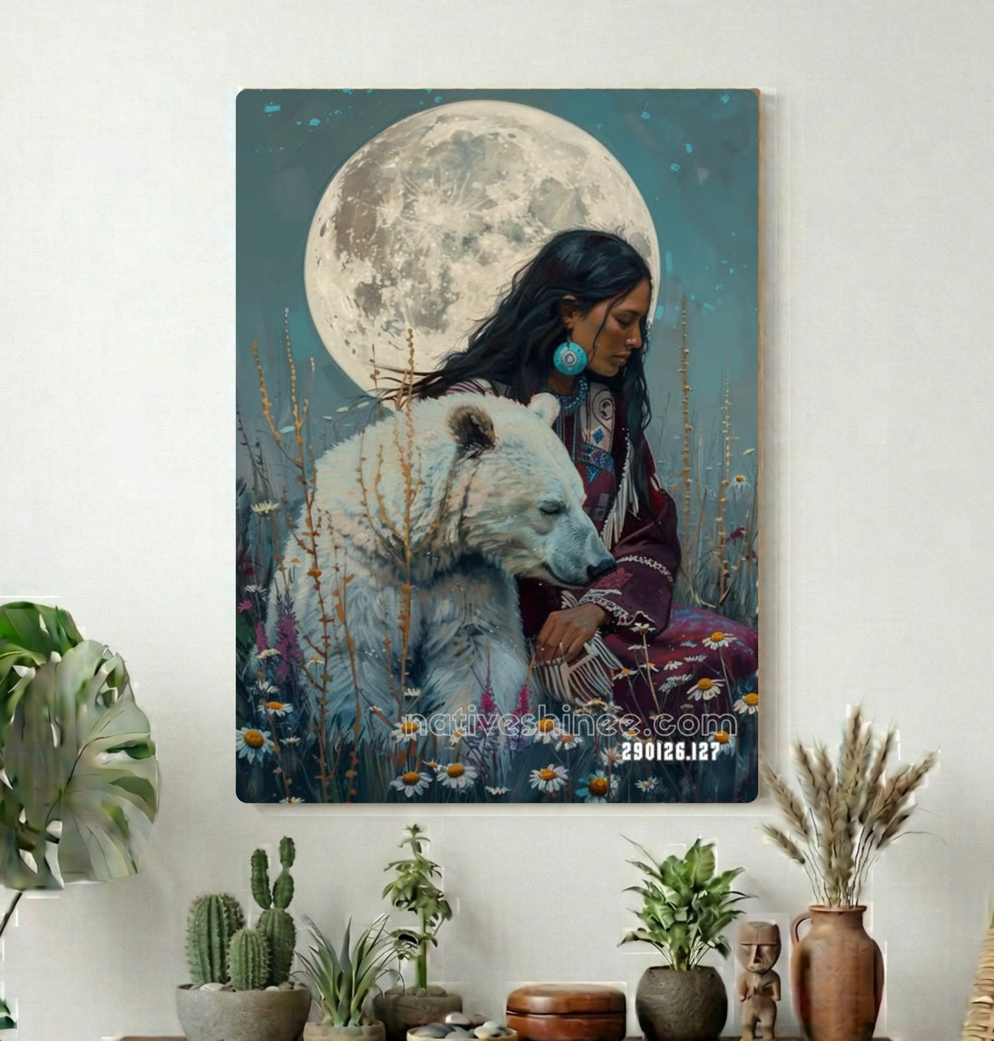 Moon of Quiet Company Canvas