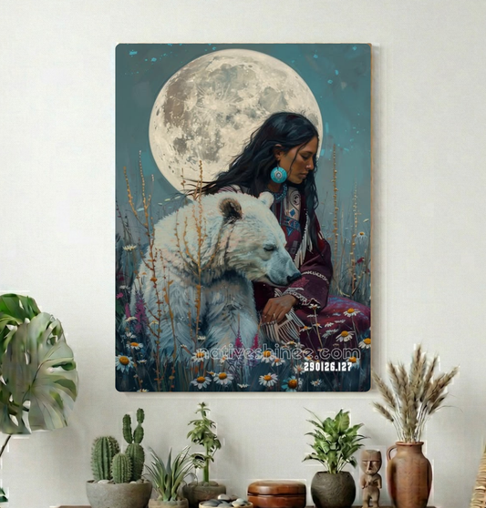 Moon of Quiet Company Canvas