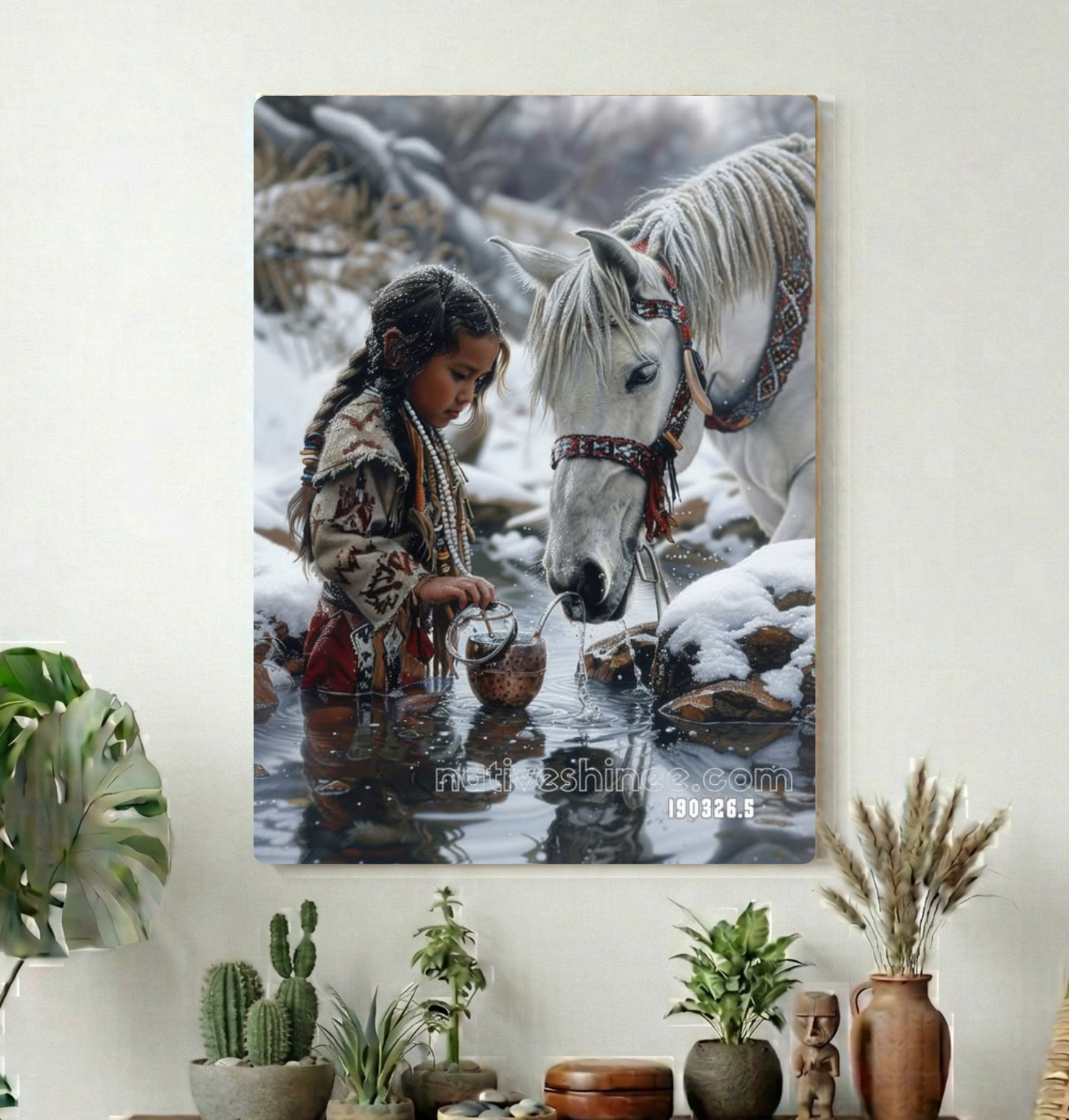Winter Water, Quiet Bond Canvas