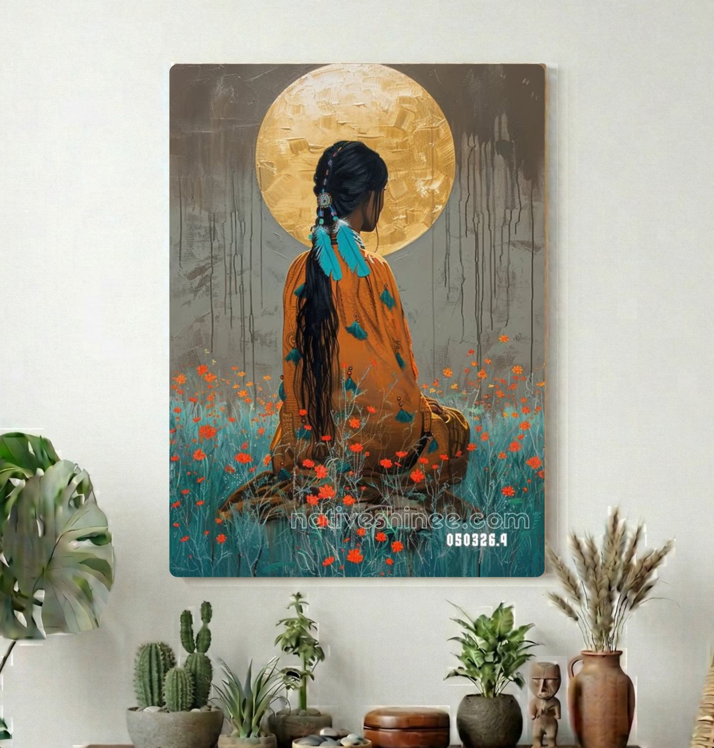 Golden Stillness of the Meadow Canvas