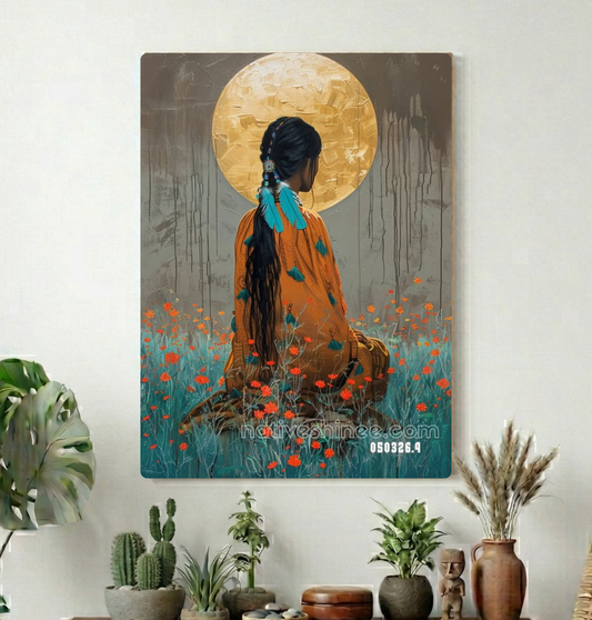 Golden Stillness of the Meadow Canvas