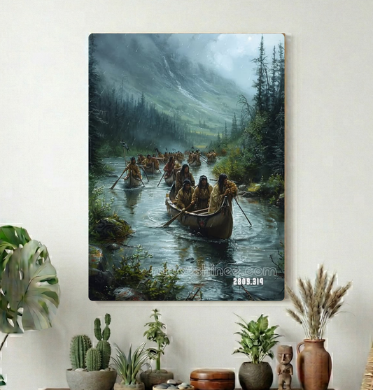 Passage Beneath the Mountain Canvas