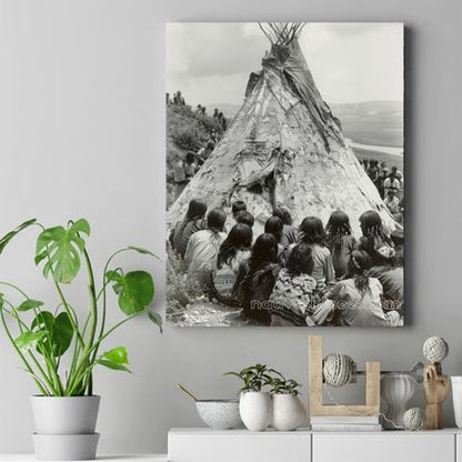 The Trail of Tears Native American Canvas VA