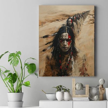 The Trail of Tears Canvas