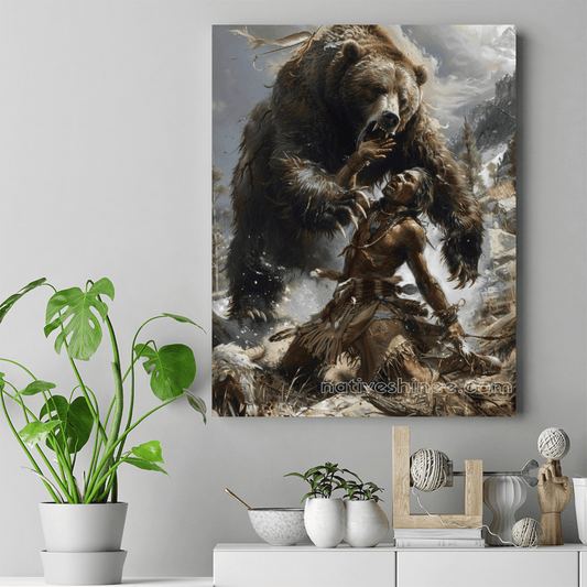 Spirit of the Wild Bear Canvas