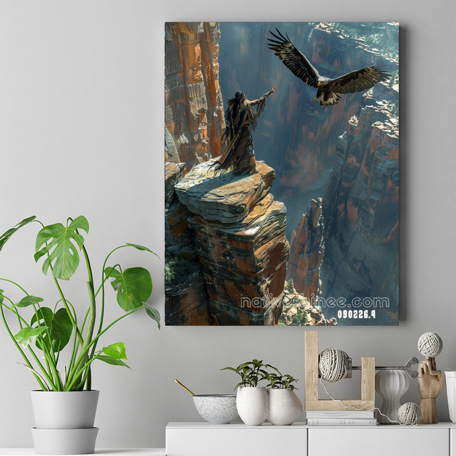 Where Wings Teach Courage Canvas
