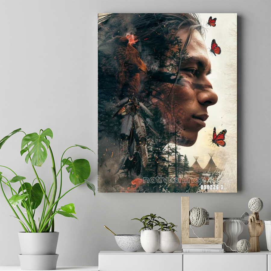 Echoes in the Painted Wind Canvas