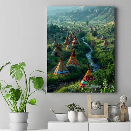 Valley of Peace Native American Canvas VA