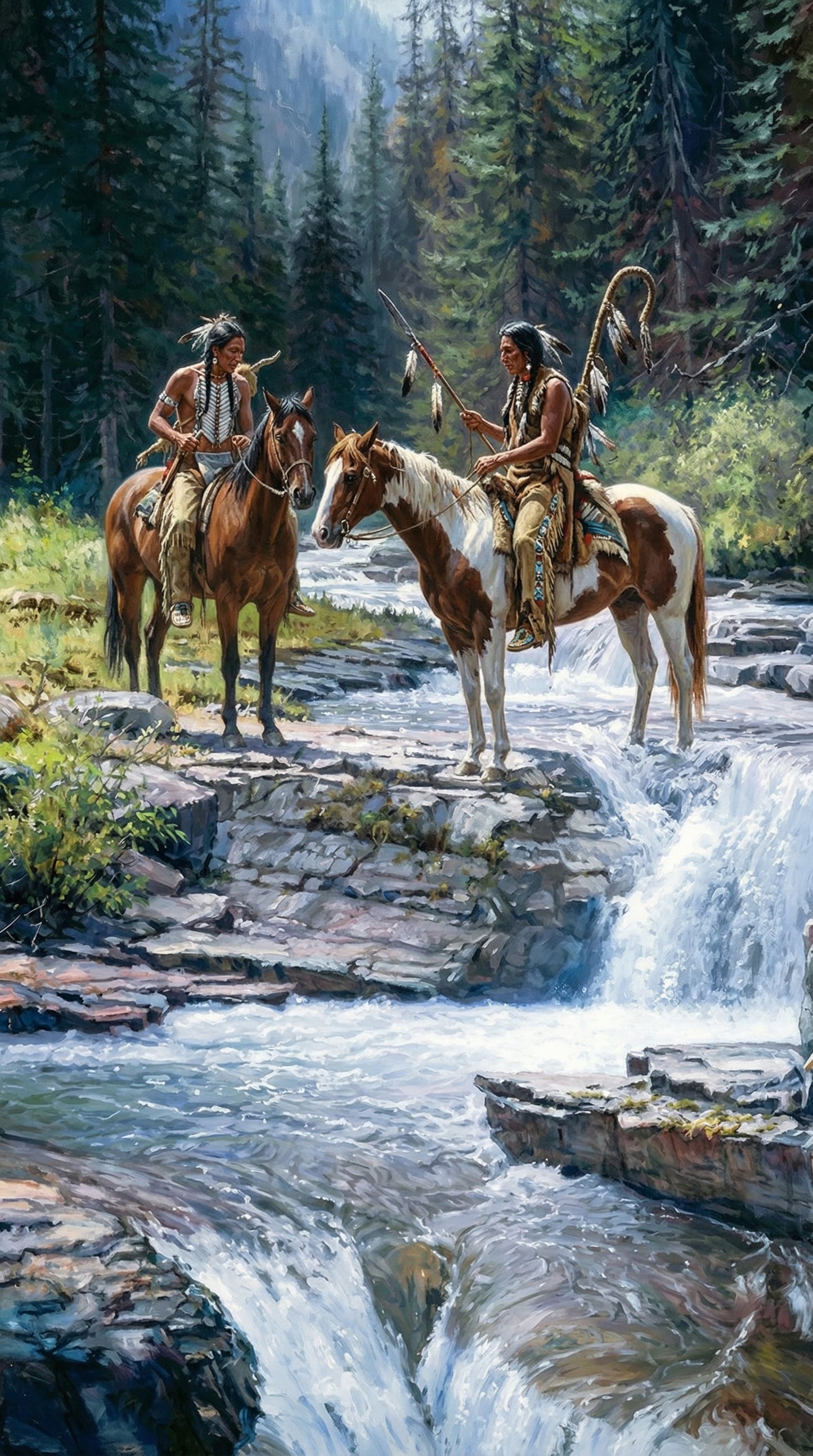 Where the Water Holds Memory Canvas