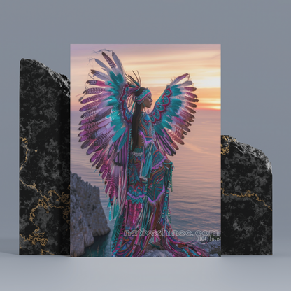 Feathered Spirit Native American Canvas