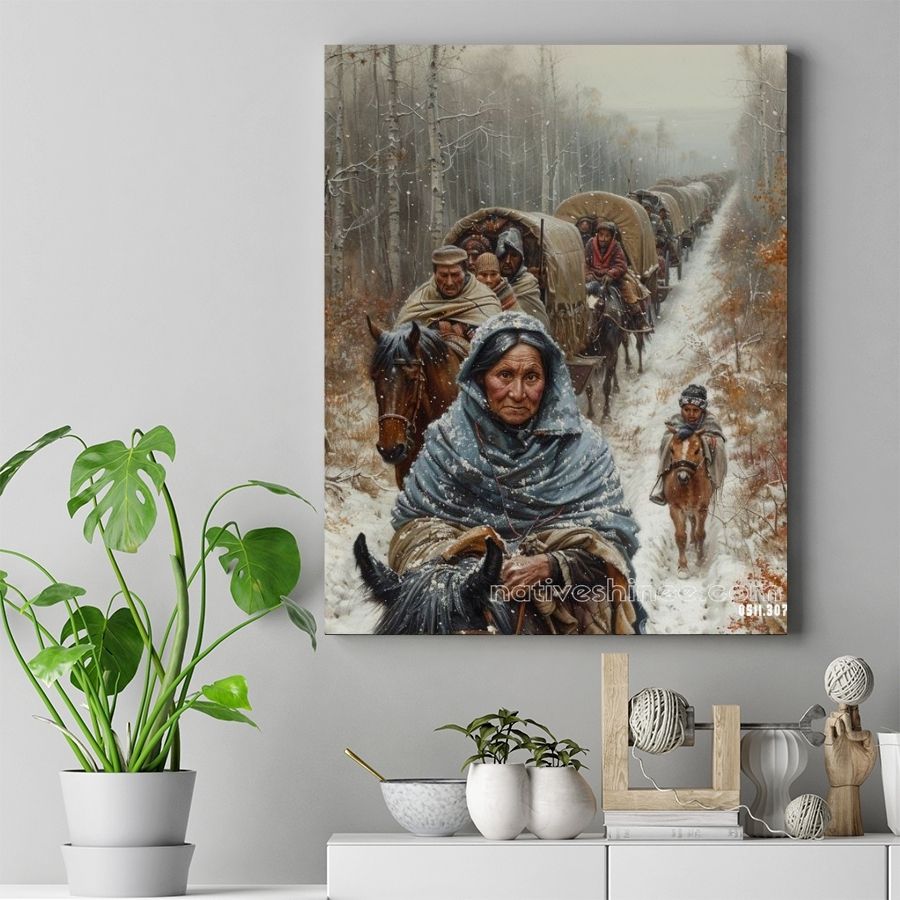 Harmony of Nature Native American Canvas