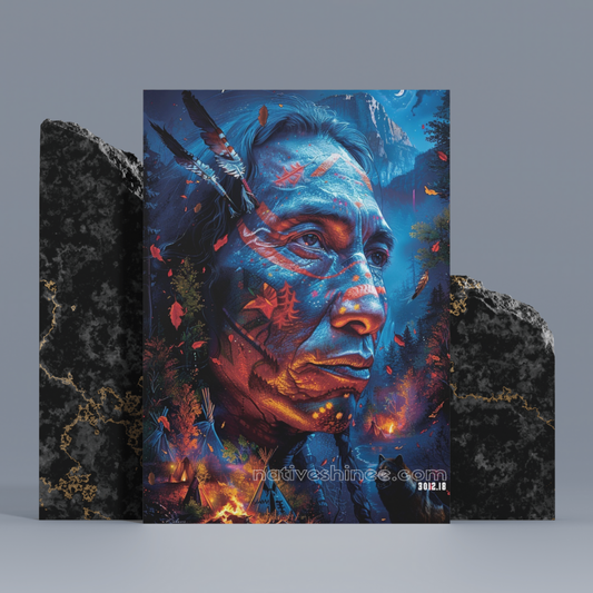 Spirit of the Land Native American Canvas