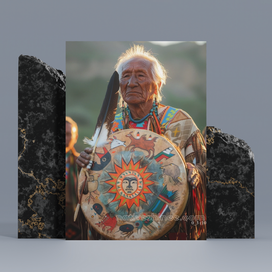 The Song of the Ancients Native American Canvas