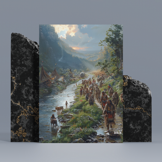 The Path of the Ancestors Native American Canvas