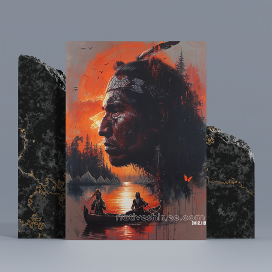 Spirit of the Land Native American Canvas