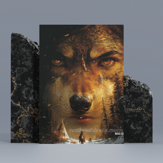 Strength and Wisdom Native American Canvas