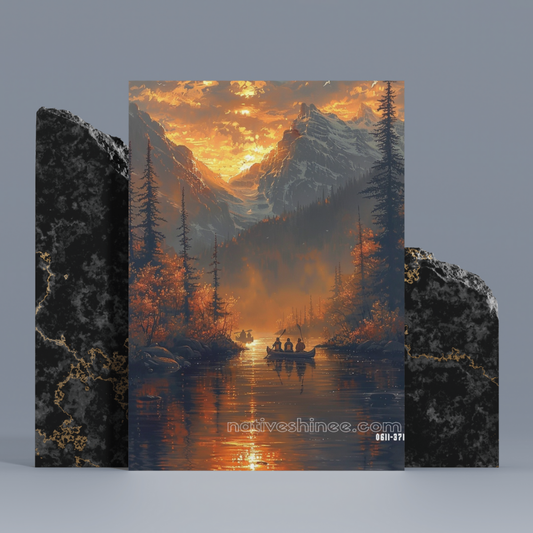 The Journey Home Native American Canvas