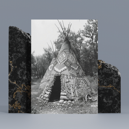 A Tipi's Legacy Native American Canvas