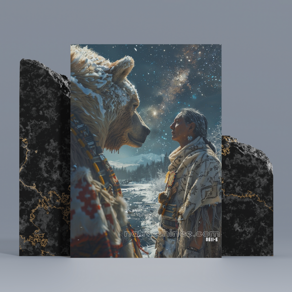 Back To The Heart Native American Canvas