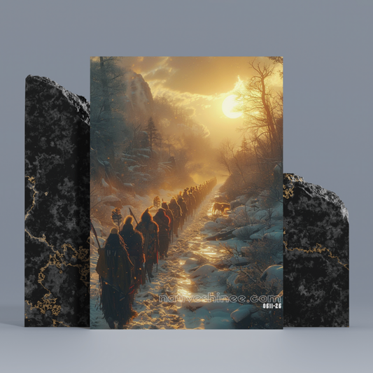 Each Step Native American Canvas