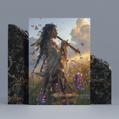 Be A Flower Native American Canvas