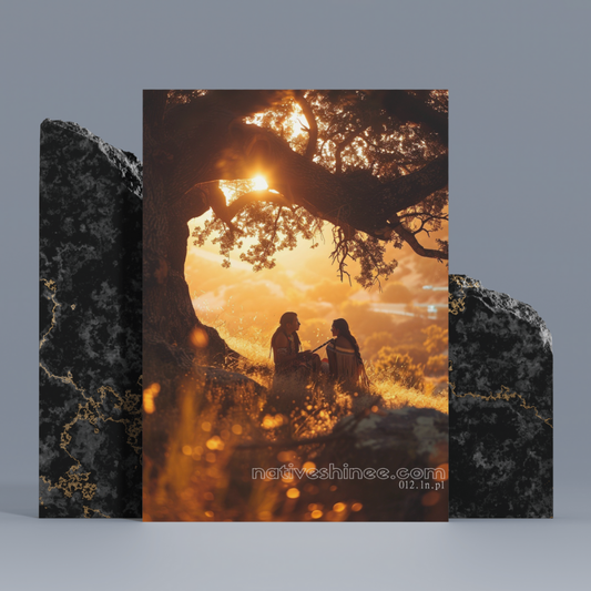 Our Love Native American Canvas