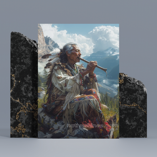 Music To Our Ears Native American Canvas