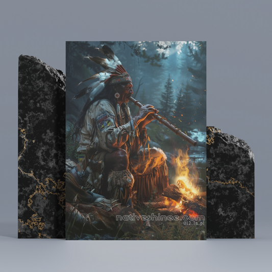 Music Speaks Native American Canvas