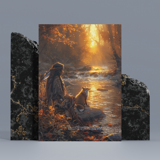 The forest Native American Canvas