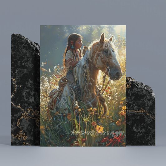 Listen Native American Canvas