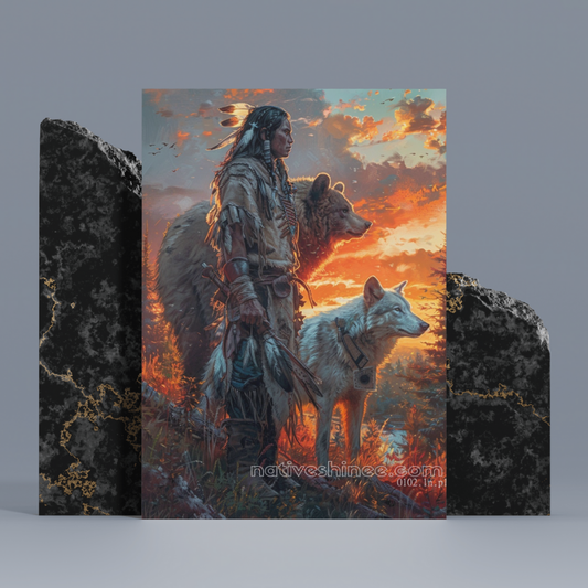 Courage Native American Canvas