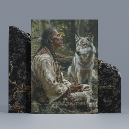 Cherish Native American Canvas