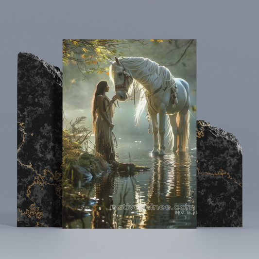 Beyond the Horizon Native American Canvas