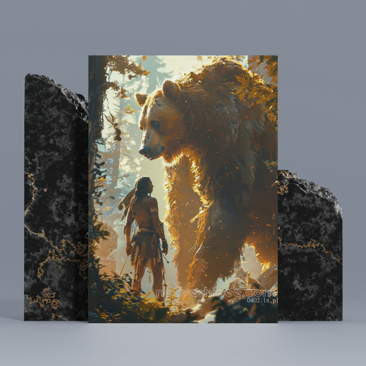 Whispers of the Wild Native American Canvas