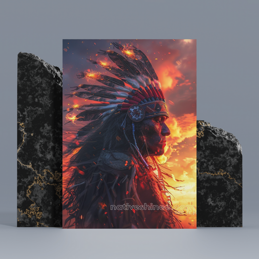 Ember of the Soul Native American Canvas