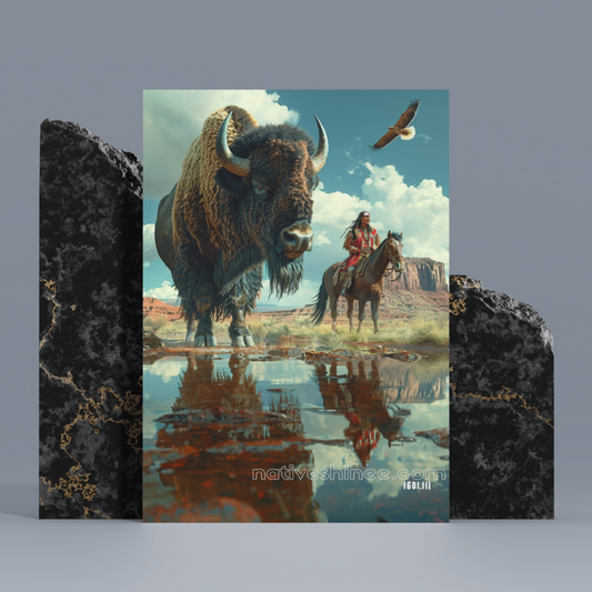 Skyward Souls Native American Canvas