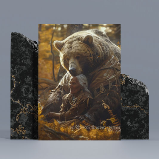 The Ancient Protector Native American Canvas