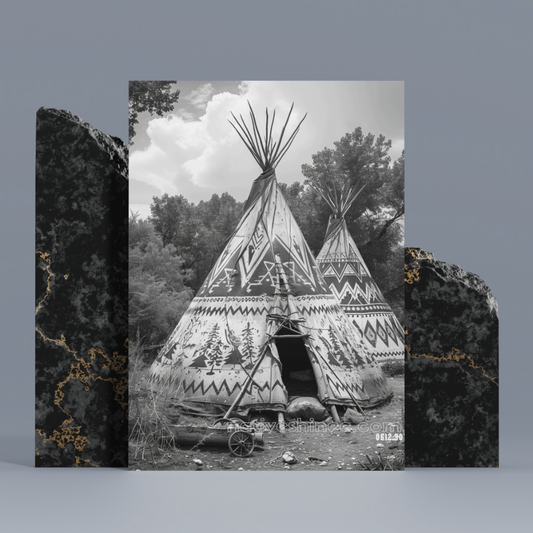 Roots of the Earth Native American Canvas