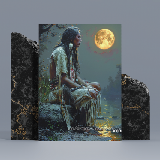 Sacred Solitude Native American Canvas