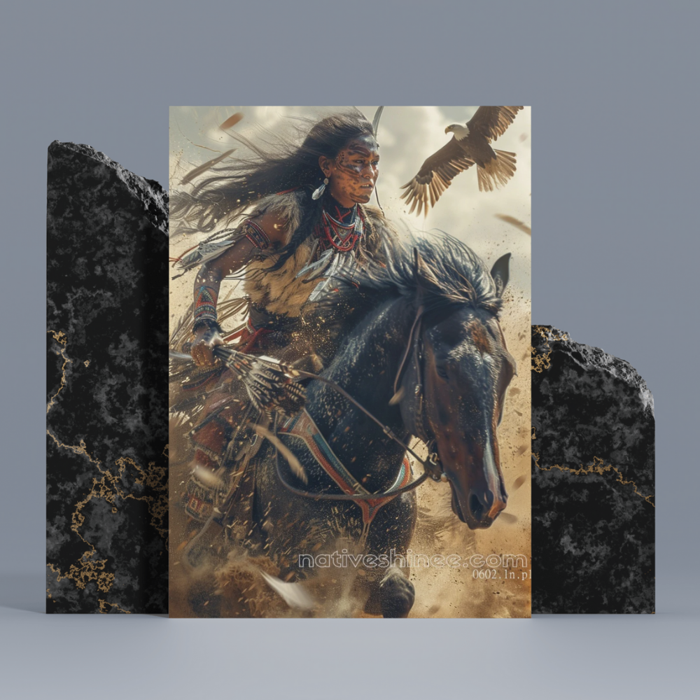Dust and Glory Native American Canvas