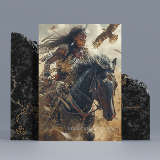 Dust and Glory Native American Canvas