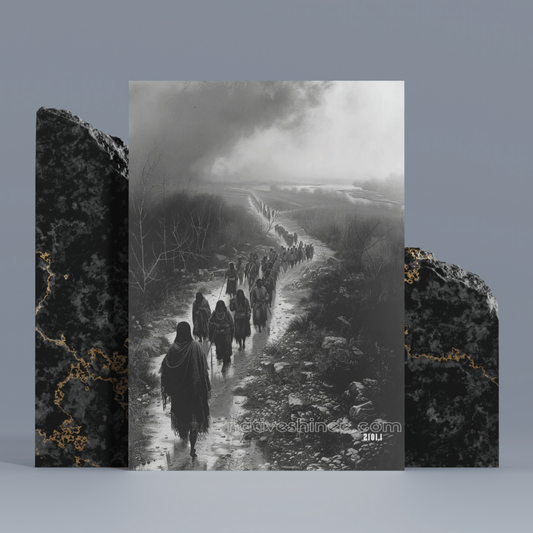 Whispers on the Path Native American Canvas