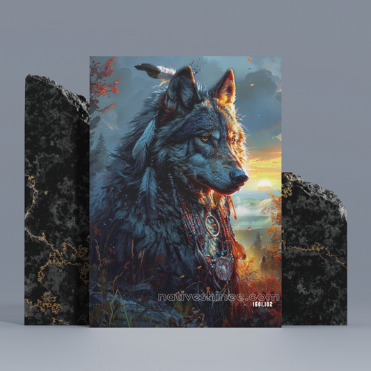 Heart of the Wild Native American Canvas