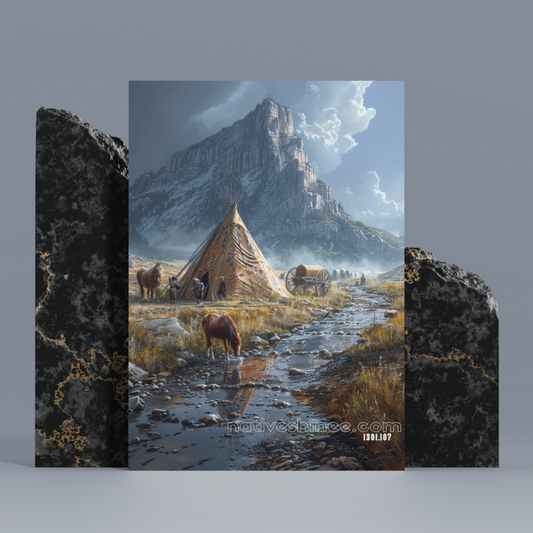 Land of the Ancestors Native American Canvas