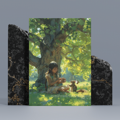 The Gift of the Forest Native American Canvas