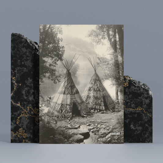 Whispers of the Past Native American Canvas