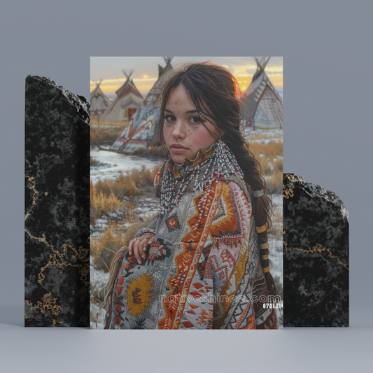 Whispers of the Wind: Native American Canvas