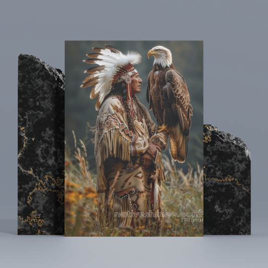 The Sacred Bond: Native American Canvas